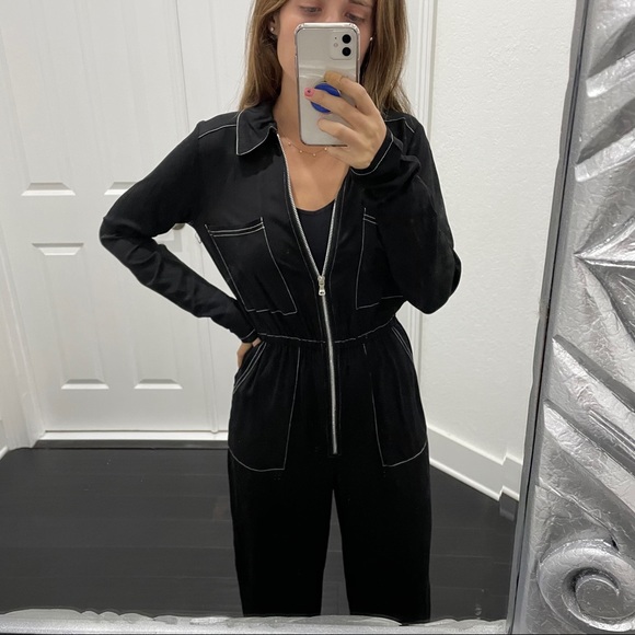 Black zipper jumpsuit - Picture 12 of 12